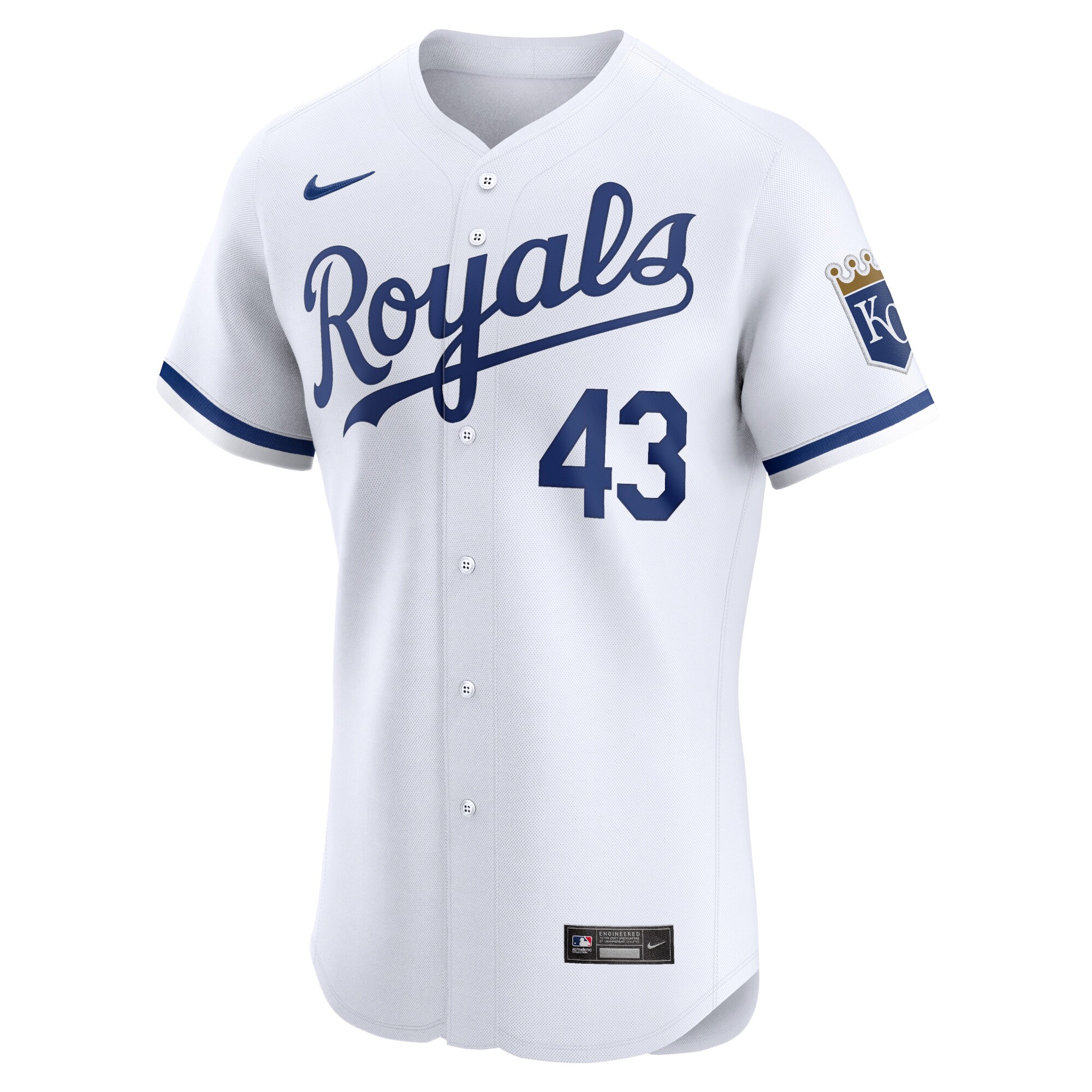 Alternative view of Carlos HernÃƒÆ’Ã‚Â¡ndez Kansas City Royals Home Elite Player Baseball Jersey - White