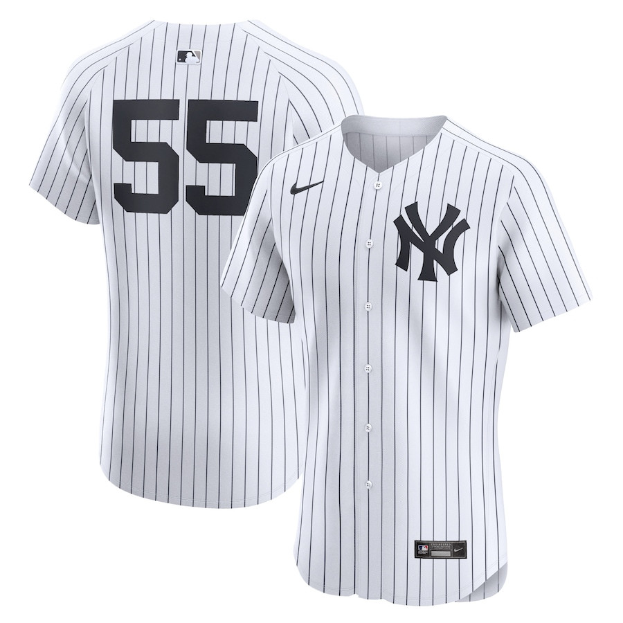 Carlos Rodon 55 New York Yankees Home Elite Player Men Baseball Jersey - White 