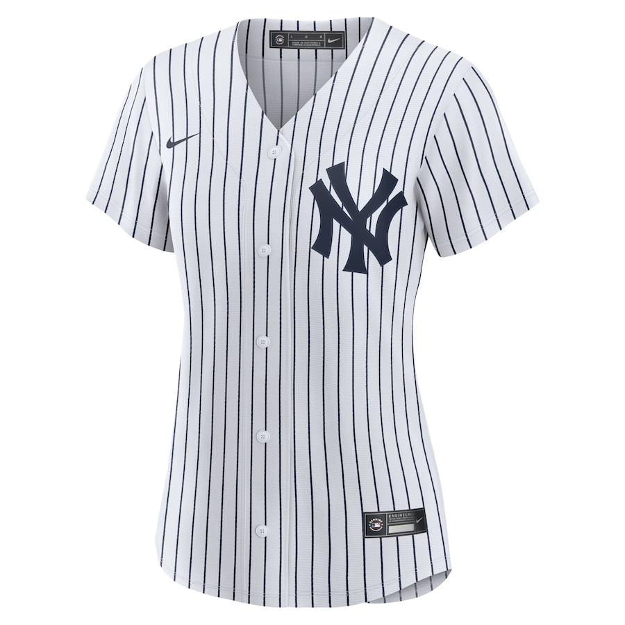 Alternative view of Carlos Rodon 55 New York Yankees Women Home Baseball Jersey - White 