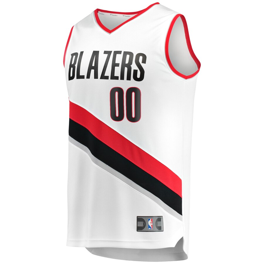 Alternative view of Carmelo Anthony Portland Trail Blazers Fanatics Branded Youth 2019/20 Fast Break Replica Player Basketball Jersey White - Association Edition