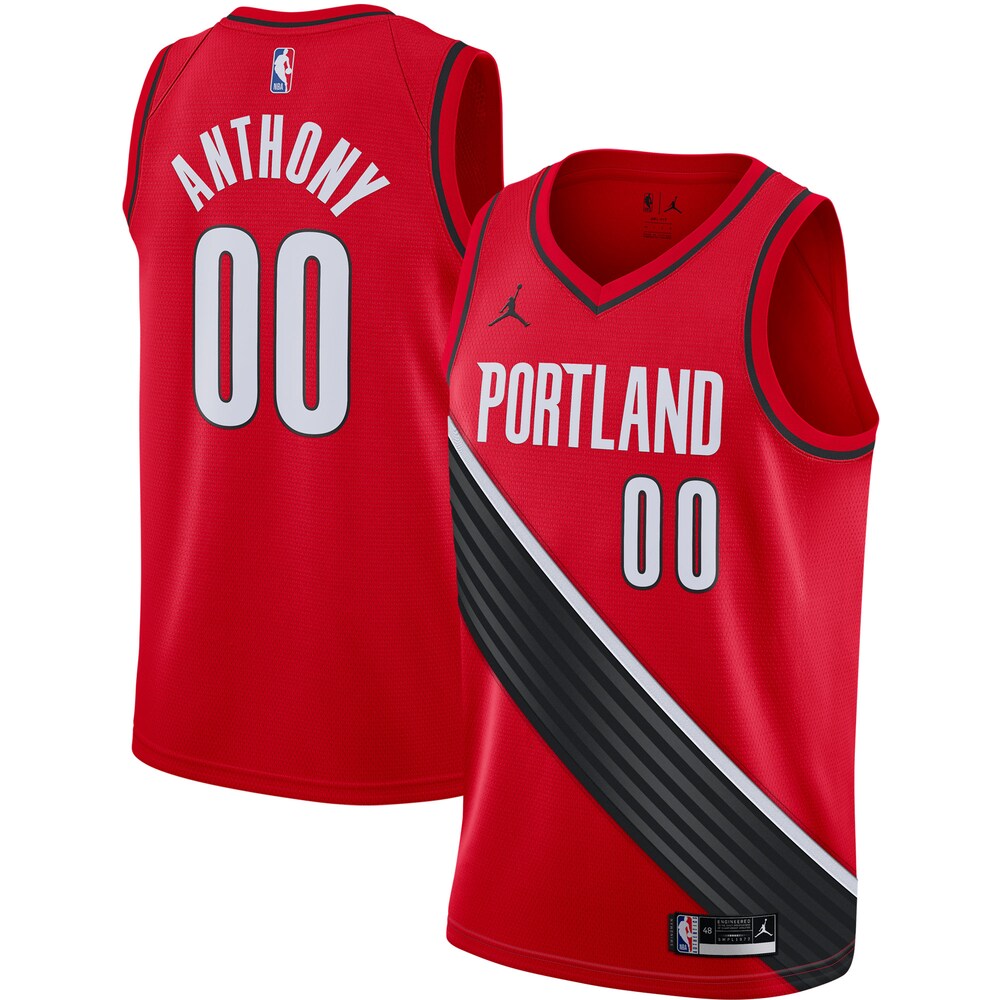 Carmelo Anthony Portland Trail Blazers Jordan Brand 2020/21 Swingman Basketball Jersey - Statement Edition - Red