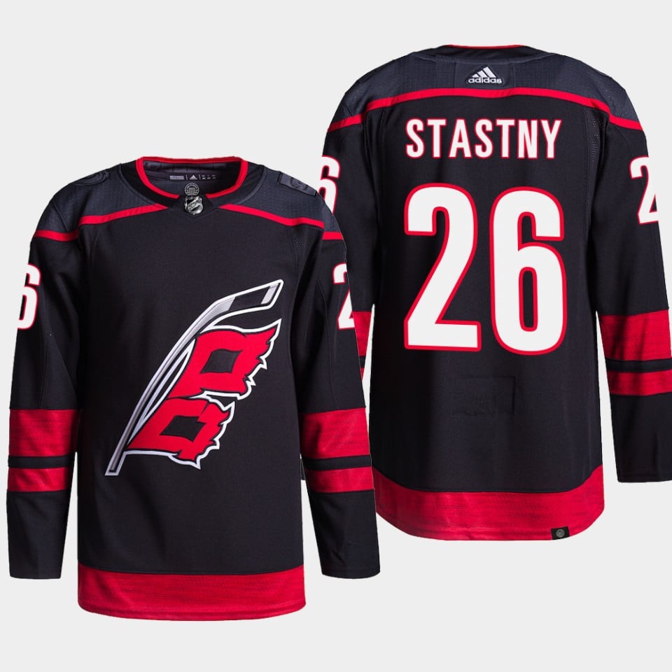 Carolina Hurricanes Paul Stastny 26 Black Alternate Primegreen Hockey Jersey - JS316 