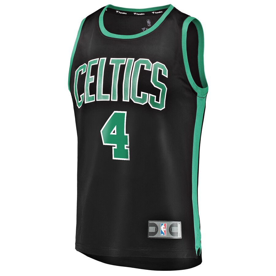 Alternative view of Carsen Edwards Boston Celtics Fanatics Branded Fast Break Replica Player Basketball Jersey - Statement Edition - Black