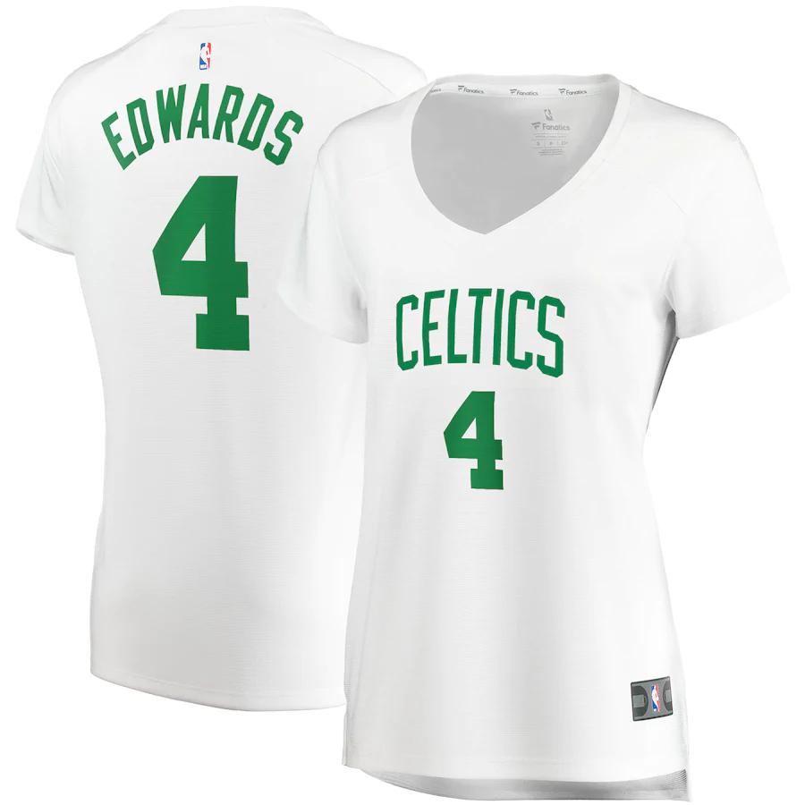 Carsen Edwards Boston Celtics Fanatics Branded Women's Fast Break Replica Player Basketball Jersey - Association Edition - White