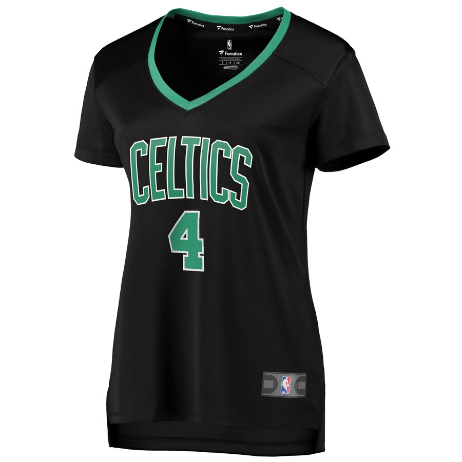 Alternative view of Carsen Edwards Boston Celtics Fanatics Branded Women's Fast Break Replica Player Basketball Jersey - Statement Edition - Black