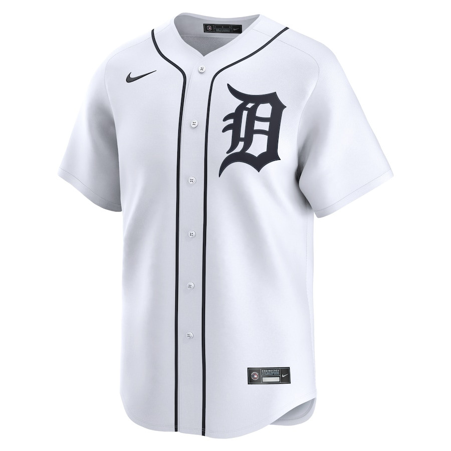 Alternative view of Casey Mize 12 Detroit Tigers Home Limited Player Men Baseball Jersey - White