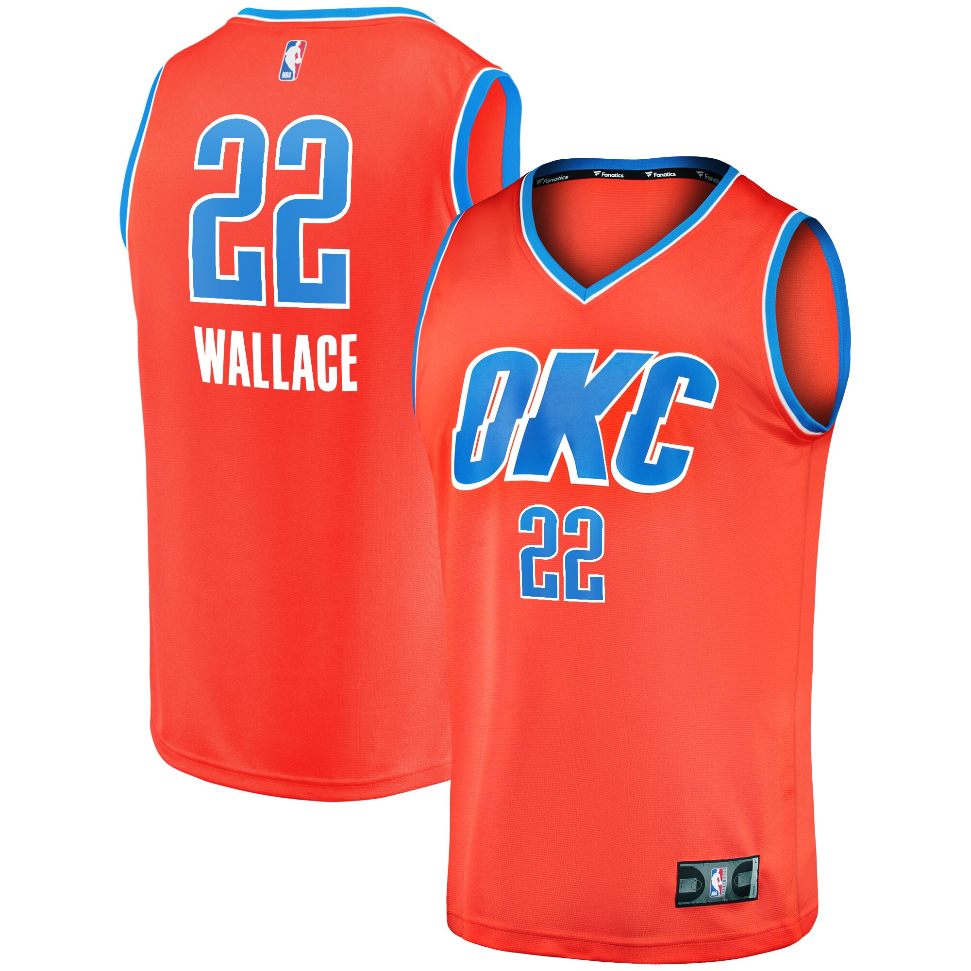 Cason Wallace Oklahoma City Thunder Fanatics Youth Fast Break Replica Player Basketball Jersey - Statement Edition - Orange