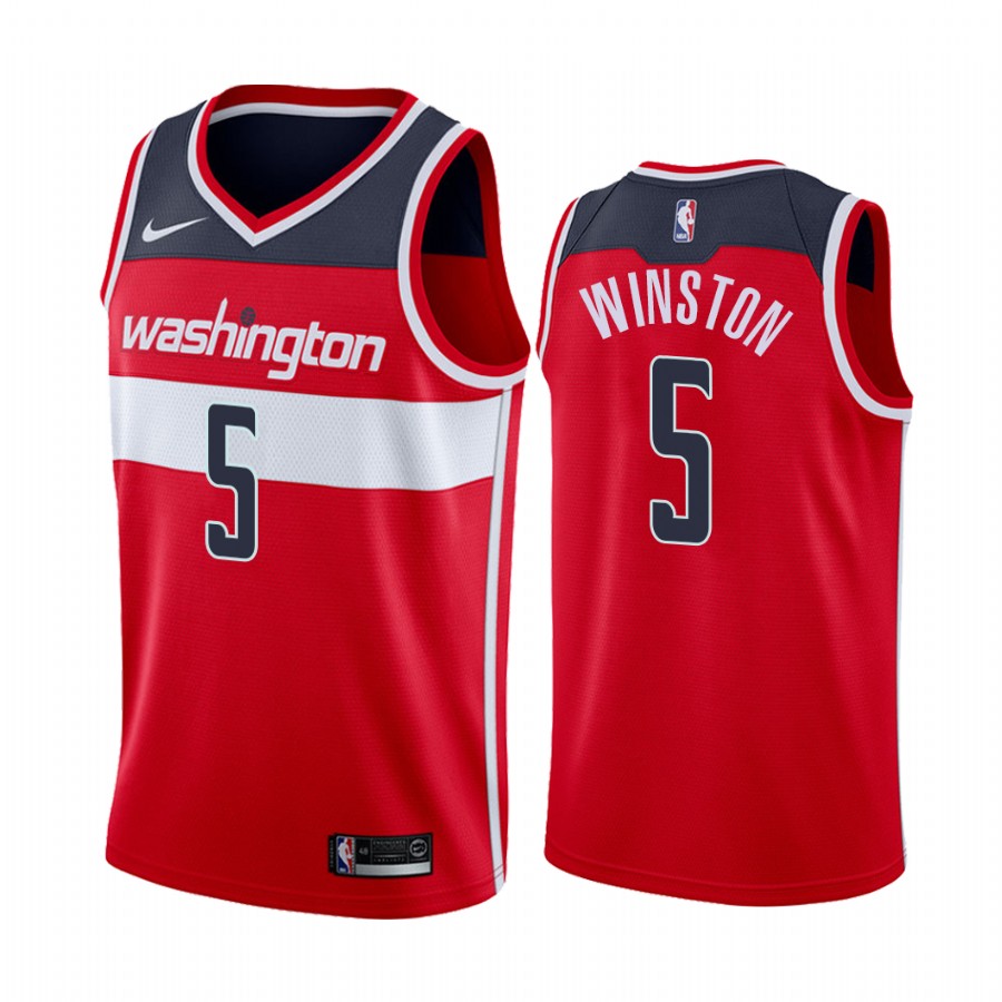 Cassius Winston Washington Wizards 2020-21 Red Icon Basketball Jersey 2020 Nba Draft