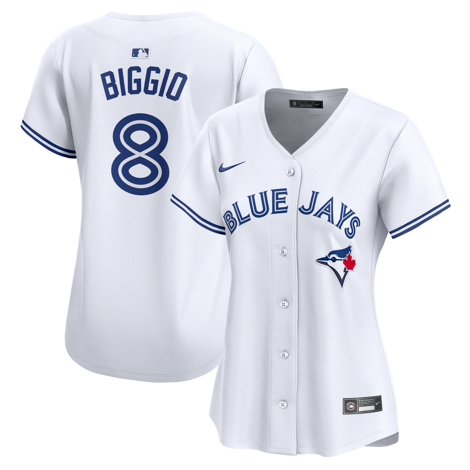 Cavan Biggio Toronto Blue Jays Women's Home Limited Player Jersey - White