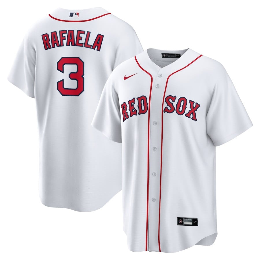 Ceddanne Rafaela 3 Boston Red Sox Home Men Baseball Jersey - White