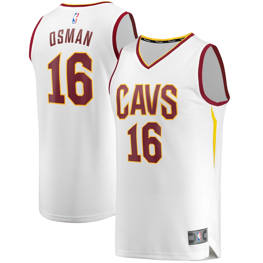 Cedi Osman Cleveland Cavaliers Fanatics Branded Fast Break Replica Player Basketball Jersey – Association Edition – White