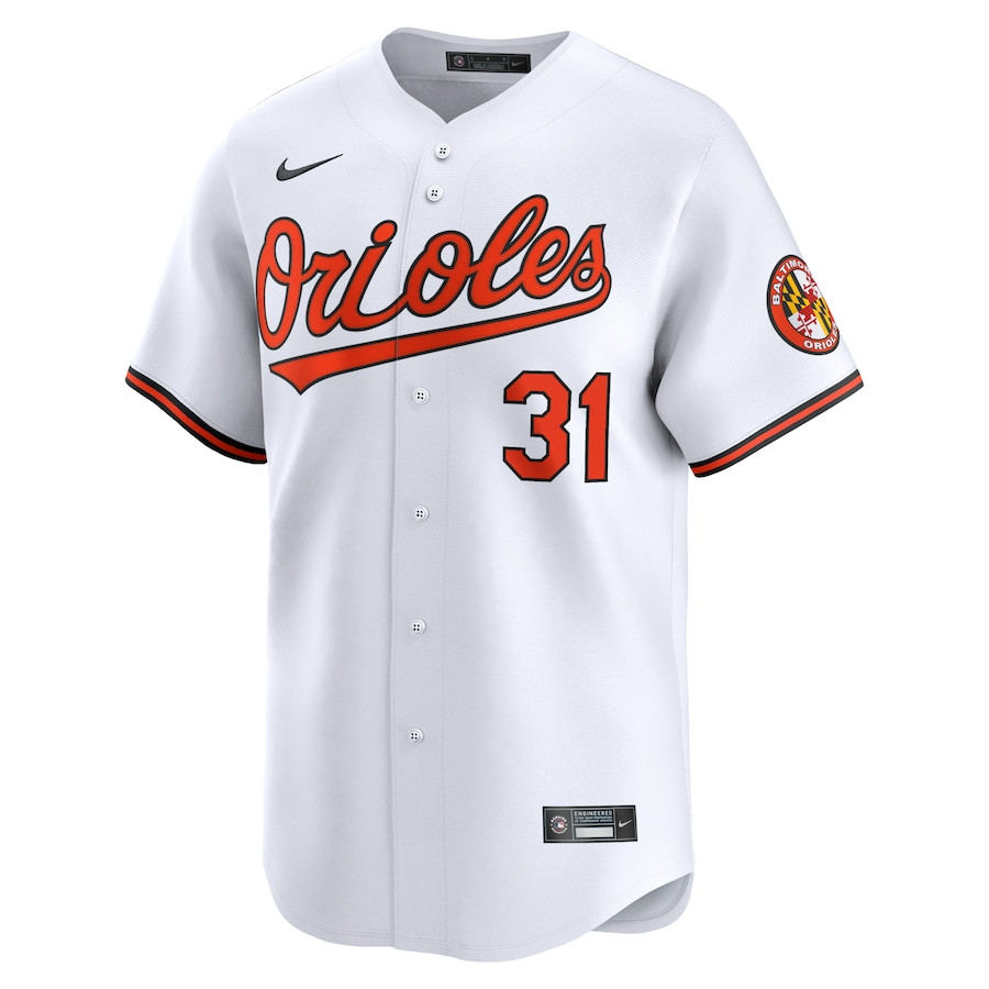 Alternative view of Cedric Mullins 31 Baltimore Orioles Home Limited Player Men Baseball Jersey - White
