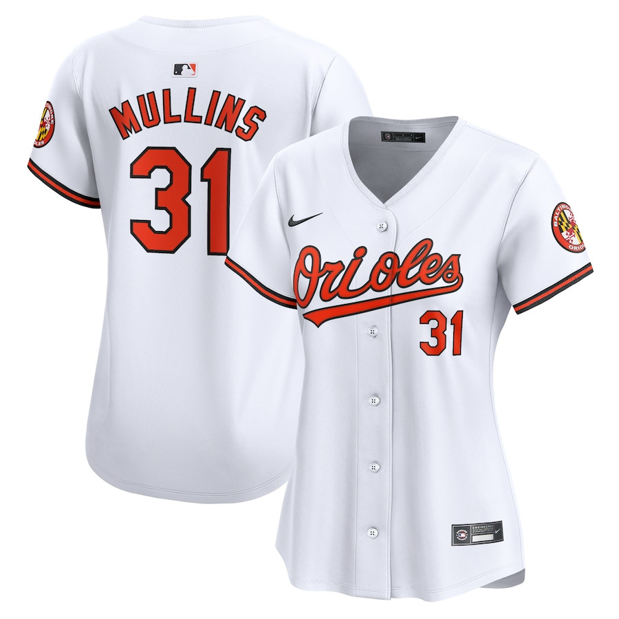 Cedric Mullins 31 Baltimore Orioles Women Home Limited Player Baseball Jersey - White
