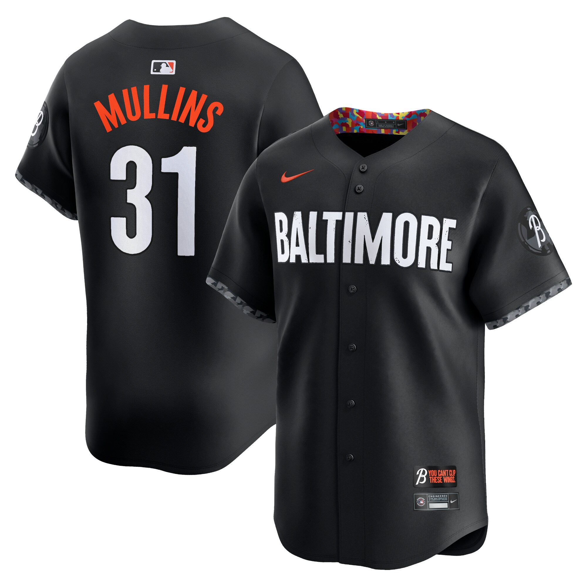Cedric Mullins Baltimore Orioles City Connect Limited Player Baseball Jersey - Black