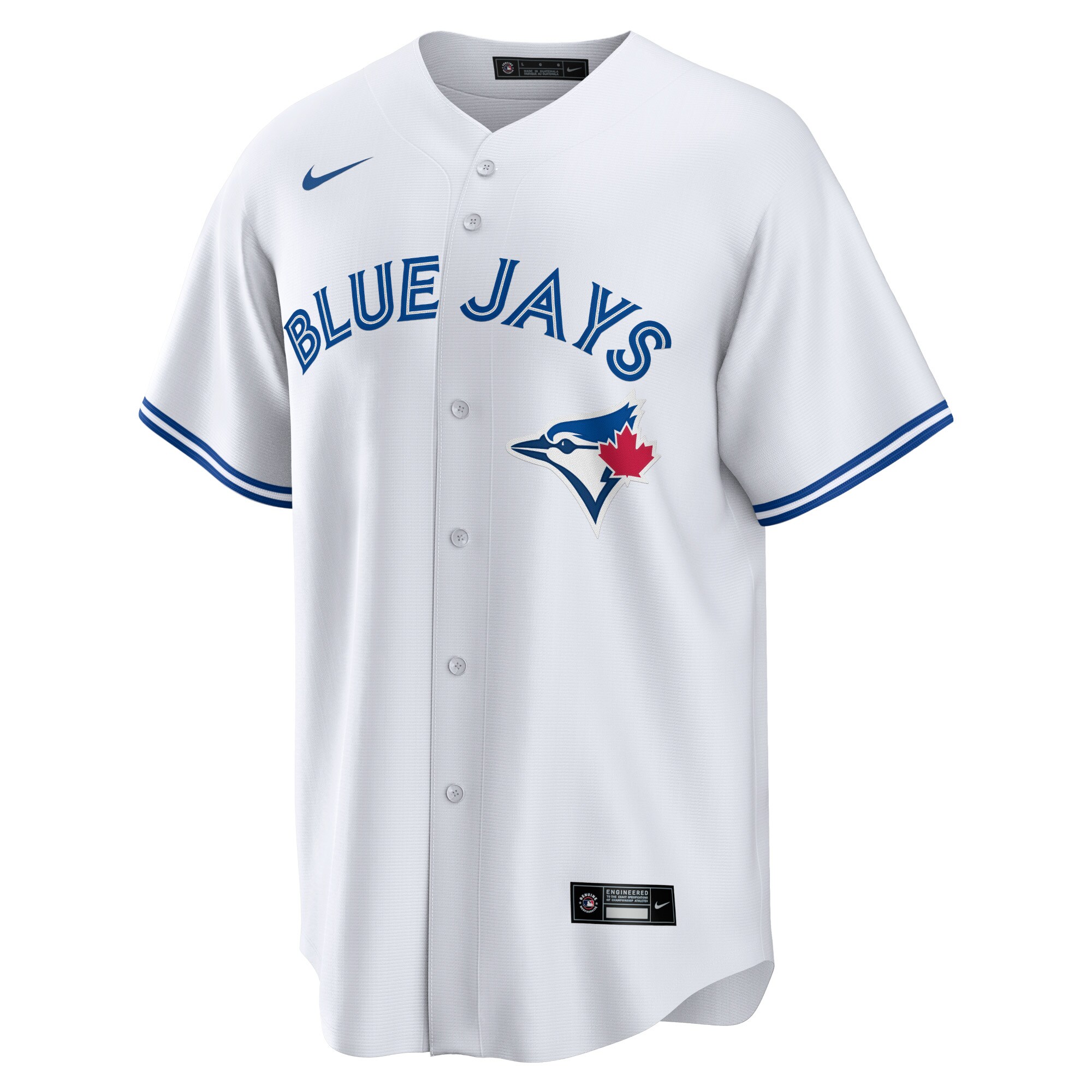Alternative view of Chad Green Toronto Blue Jays Home Replica Player Baseball Jersey – White