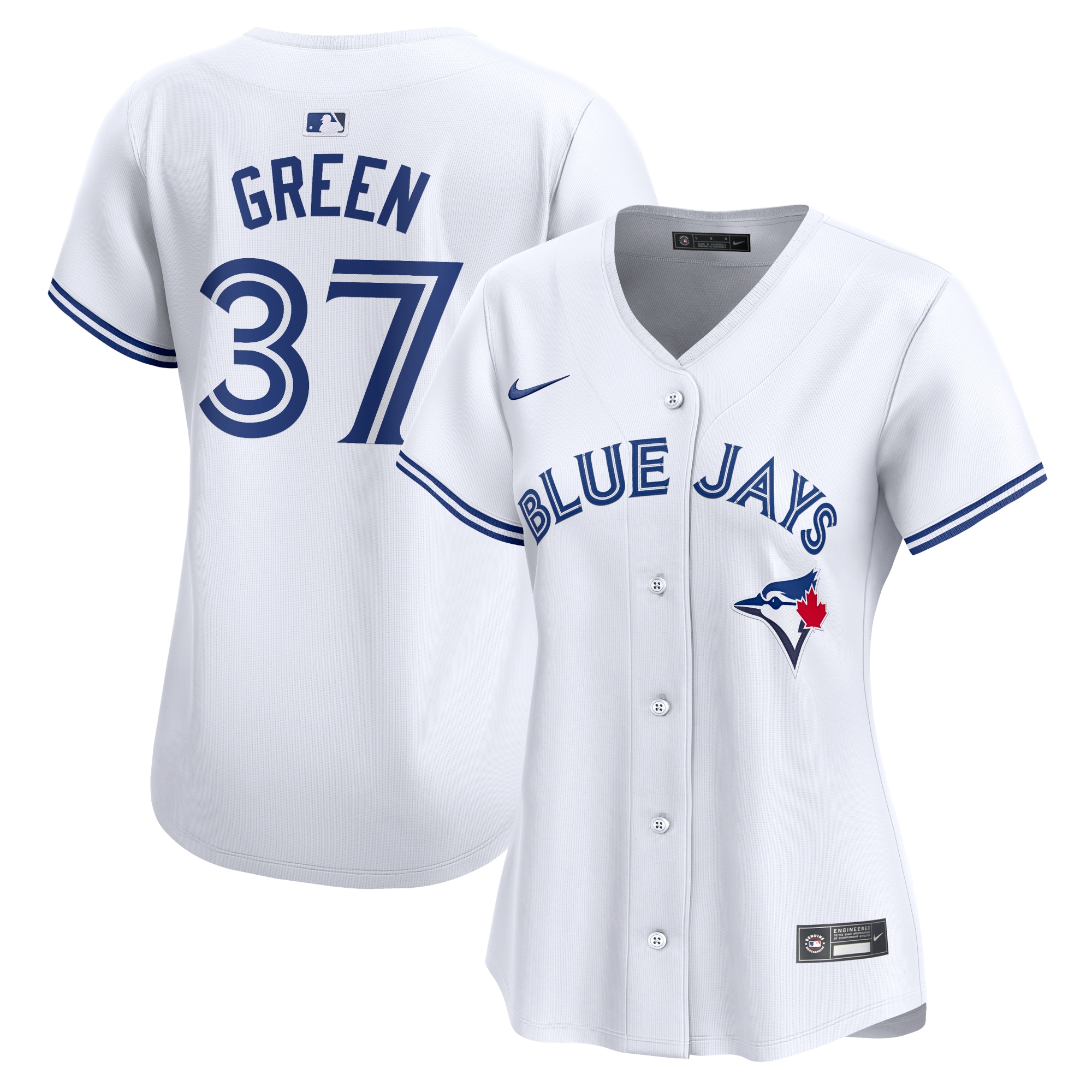 Chad Green Toronto Blue Jays Women's Home Limited Player Baseball Jersey - White