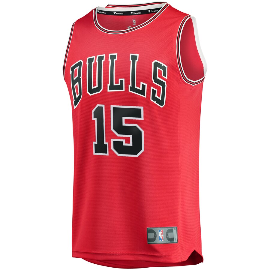 Alternative view of Chandler Hutchison Chicago Bulls Fanatics Branded Youth 2018 Nba Draft First Round Pick Fast Break Replica Basketball Jersey Red - Icon Edition