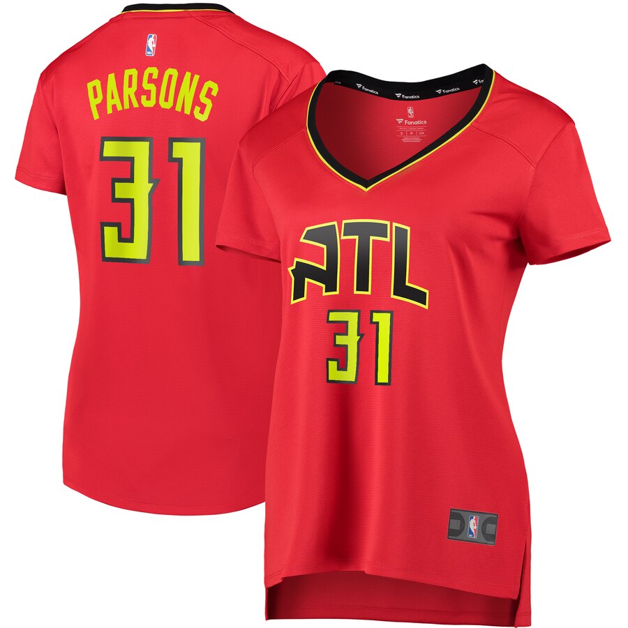 Chandler Parsons Atlanta Hawks Fanatics Branded Women's Fast Break Replica Player Basketball Jersey Red - Statement Edition
