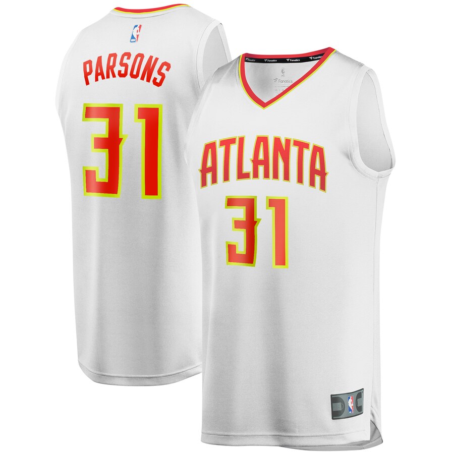 Chandler Parsons Atlanta Hawks Fanatics Branded Youth Fast Break Replica Player Basketball Jersey White - Association Edition