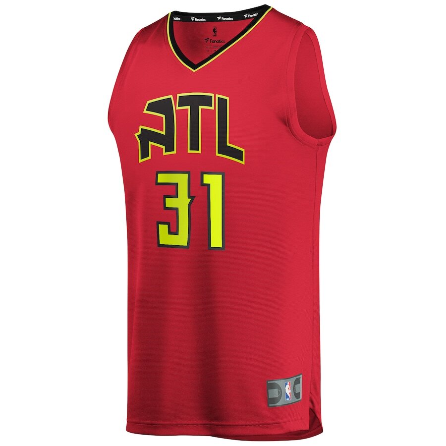 Alternative view of Chandler Parsons Atlanta Hawks Youth Fast Break Player Basketball Jersey - Statement Edition - Red