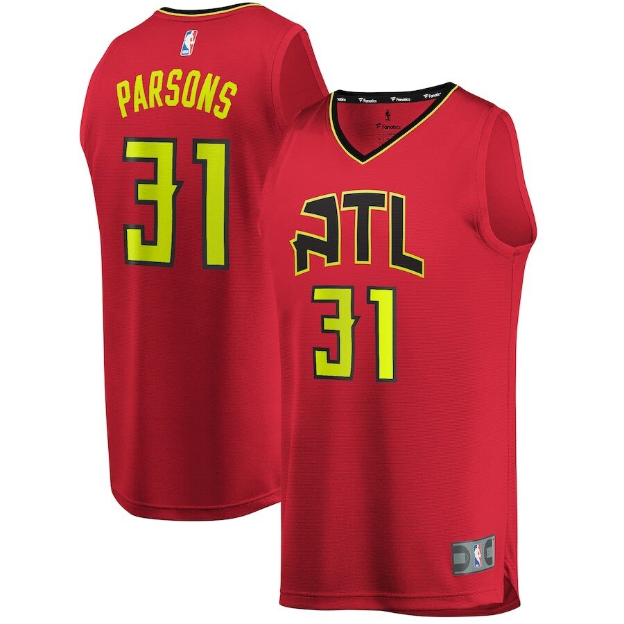 Chandler Parsons Atlanta Hawks Youth Fast Break Player Basketball Jersey - Statement Edition - Red