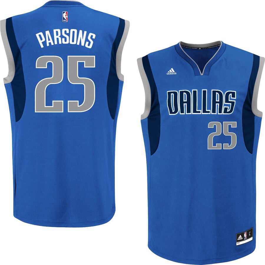 Chandler Parsons Dallas Mavericks Adidas Youth Boy's Replica Basketball Jersey - Blue