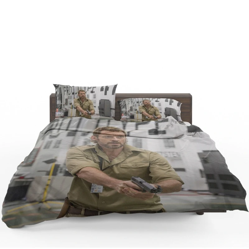 Chappie Movie Vincent Moore Hugh Jackman Bedding Set - Custom Bedding Set