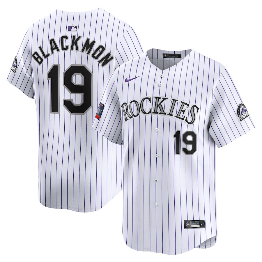 Charlie Blackmon 19 Colorado Rockies 2024 MLB World Tour Mexico City Series Home Limited Baseball Jersey - White