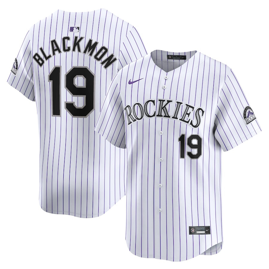 Charlie Blackmon 19 Colorado Rockies Home Limited Player Men Baseball Jersey - White