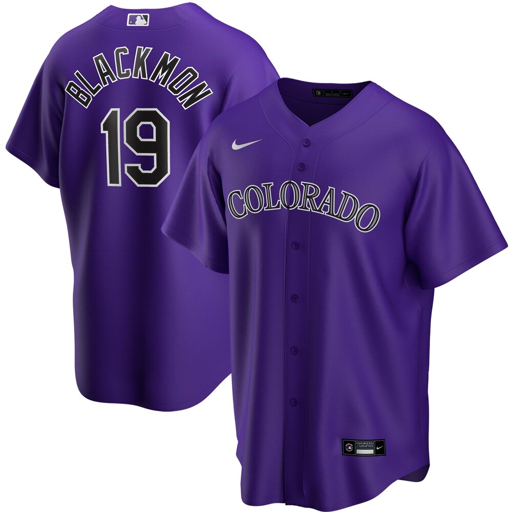 Charlie Blackmon Colorado Rockies Alternate 2020 Player Baseball Jersey - Purple