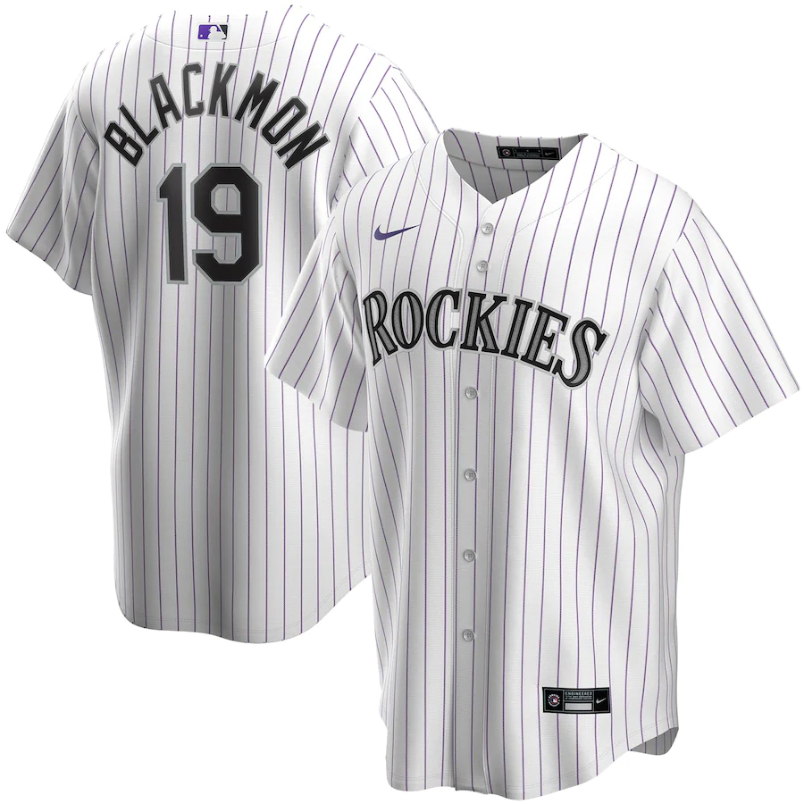 Charlie Blackmon Colorado Rockies Home 2020 Replica Player Baseball Jersey ÃƒÂ¢Ã¢â€šÂ¬Ã¢â‚¬Å“ White