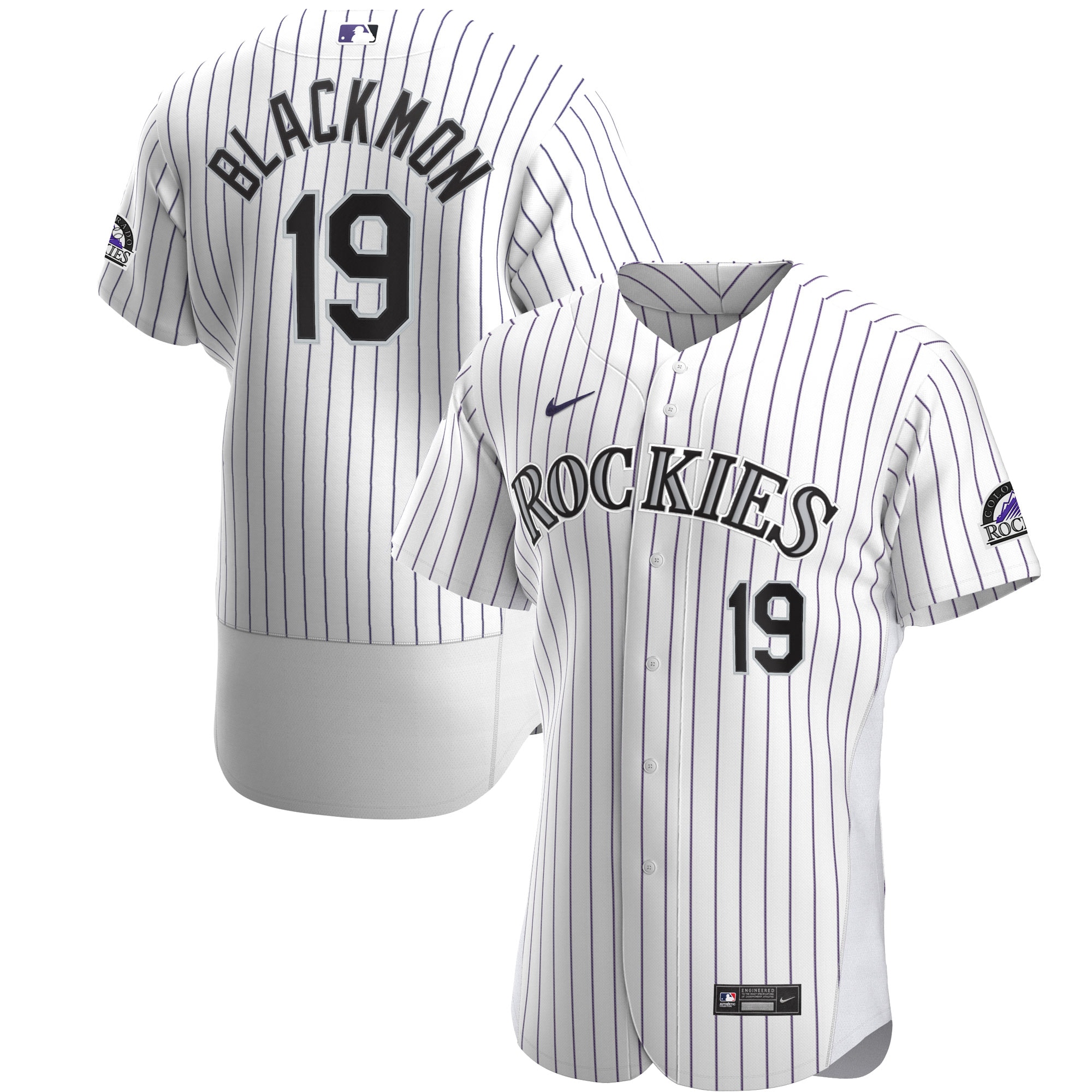 Charlie Blackmon Colorado Rockies Home Authentic Player Baseball Jersey - White