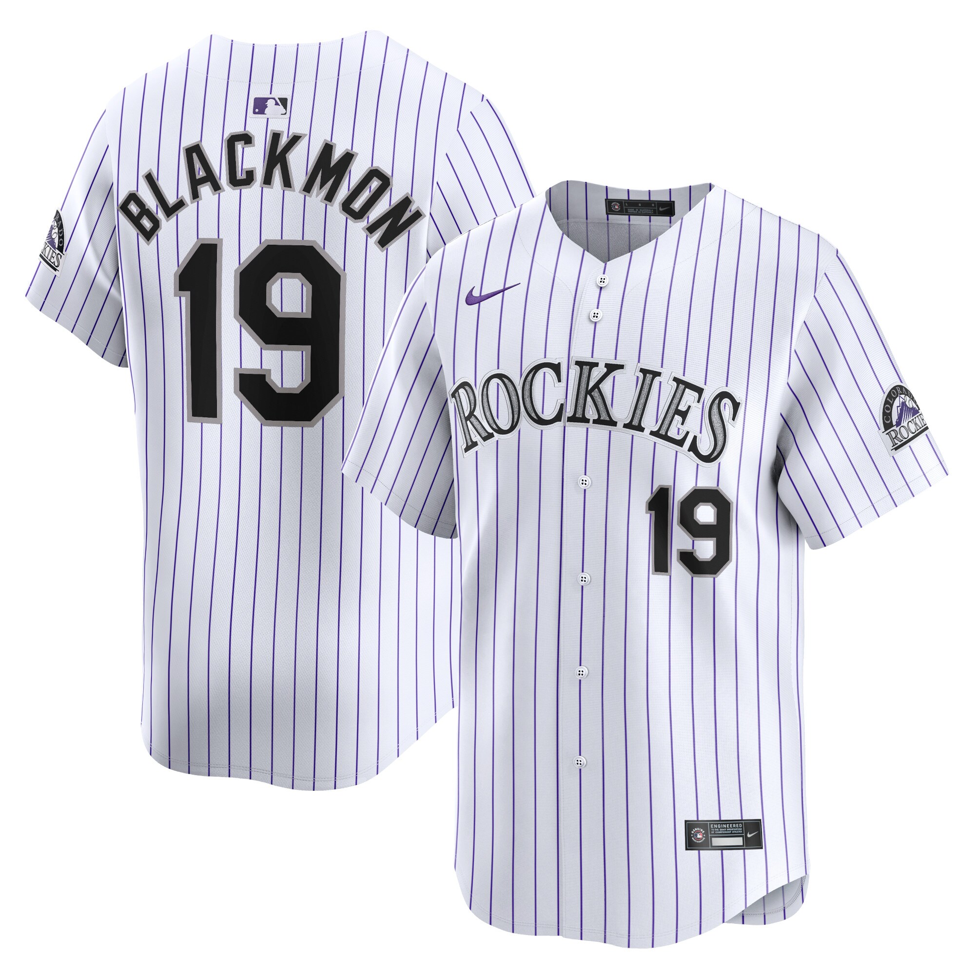 Charlie Blackmon Colorado Rockies Home Limited Player Baseball Jersey - White