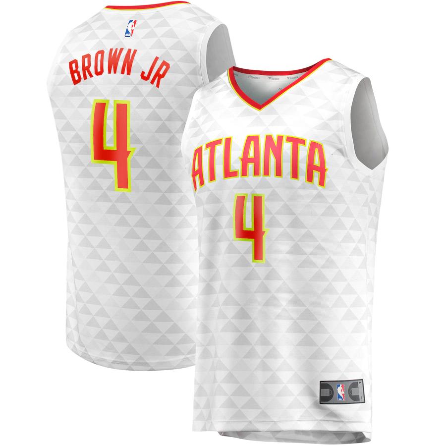 Charlie Brown Jr. Atlanta Hawks Fanatics Branded Fast Break Player Basketball Jersey - Association Edition - White