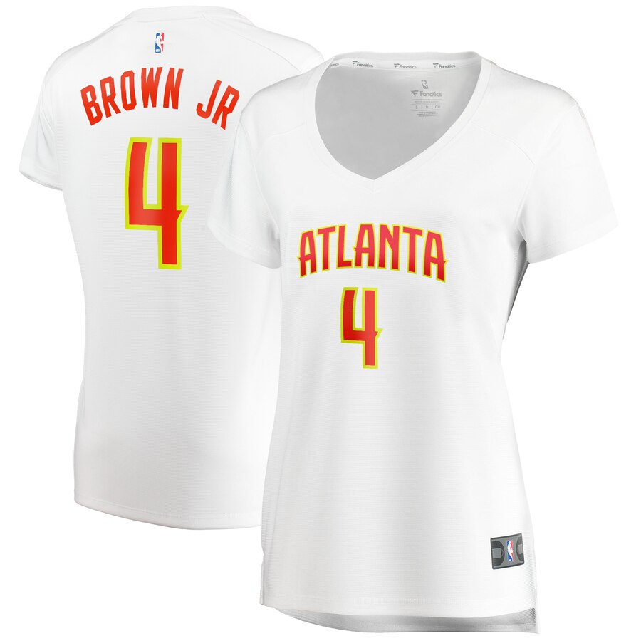 Charlie Brown Jr. Atlanta Hawks Fanatics Branded Women's Fast Break Player Basketball Jersey - Association Edition - White