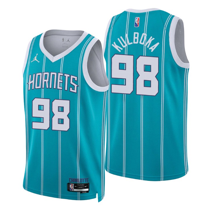 Charlotte Hornets Arnoldas Kulboka 75th Anniversary Diamond Basketball Jersey Icon