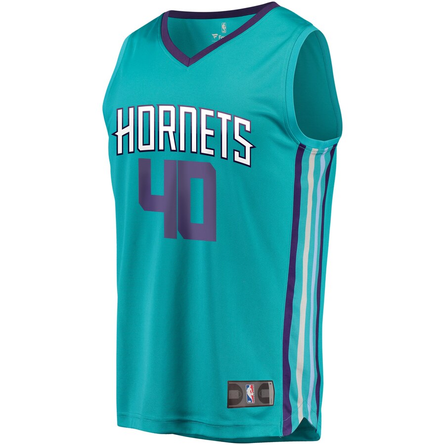 Alternative view of Charlotte Hornets Cody Zeller Fanatics Branded Youth Fast Break Player Basketball Jersey - Icon Edition - Teal