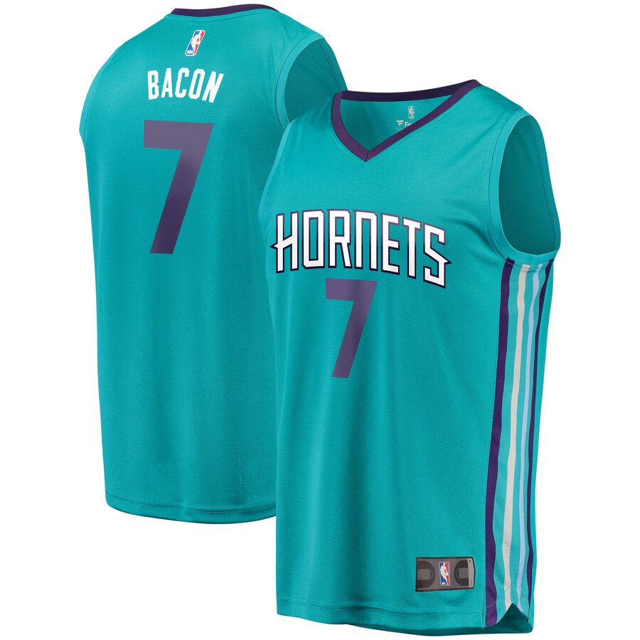 Charlotte Hornets Dwayne Bacon Fanatics Branded Youth Fast Break Player Basketball Jersey - Icon Edition - Teal