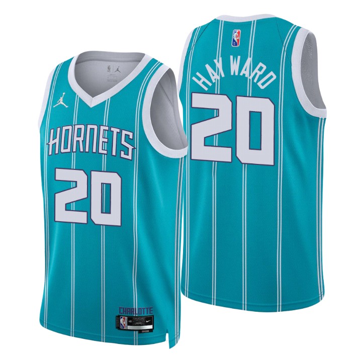 Charlotte Hornets Gordon Hayward 75th Anniversary Diamond Basketball Jersey Icon