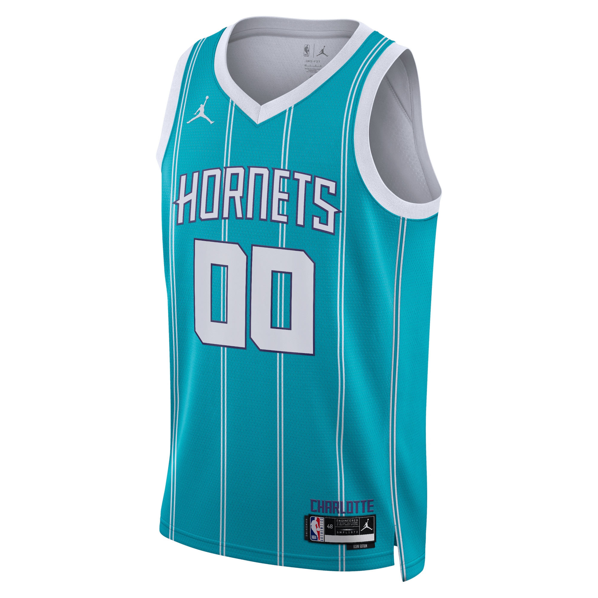 Charlotte Hornets Jordan Icon Edition Swingman Basketball Jersey - Custom - Unisex - JS971 