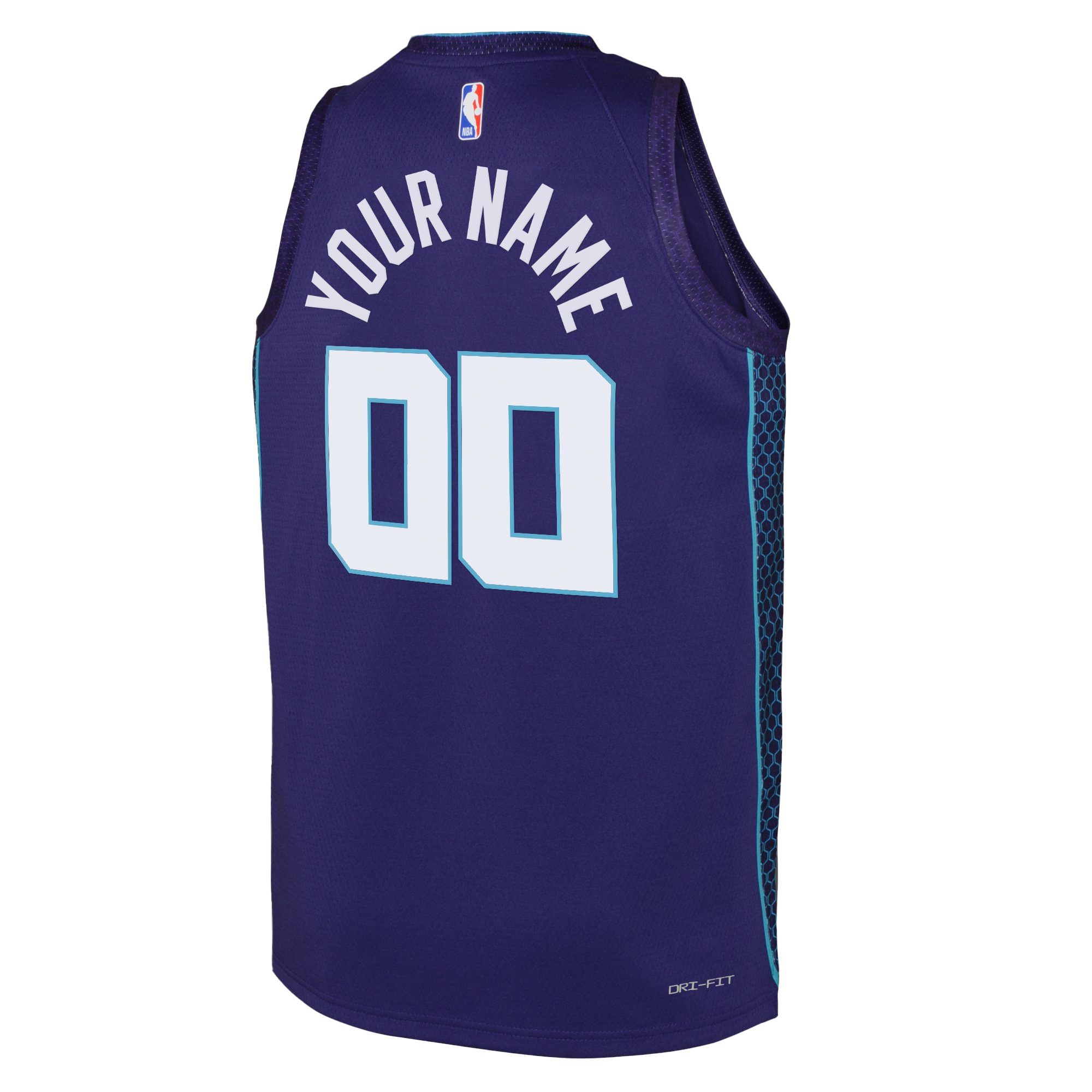 Alternative view of Charlotte Hornets Jordan Statement Edition Swingman Basketball Jersey - Custom - Youth - JS610 