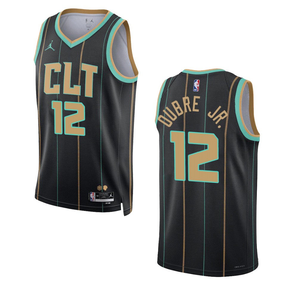 Charlotte Hornets Kelly Oubre Jr. 2022-23 City Edition Black Swingman Basketball Jersey