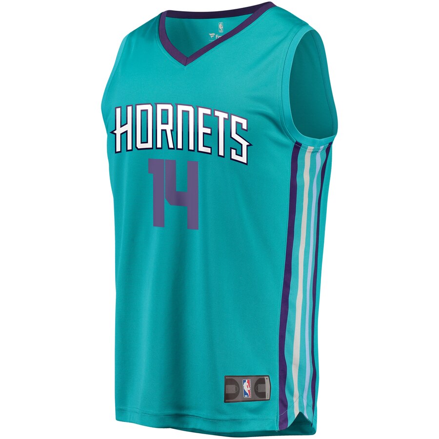 Alternative view of Charlotte Hornets Michael Kidd-gilchrist Fanatics Branded Youth Fast Break Player Basketball Jersey - Icon Edition - Teal