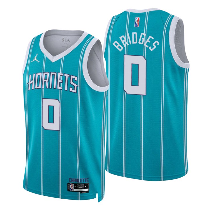 Charlotte Hornets Miles Bridges 75th Anniversary Diamond Basketball Jersey Icon