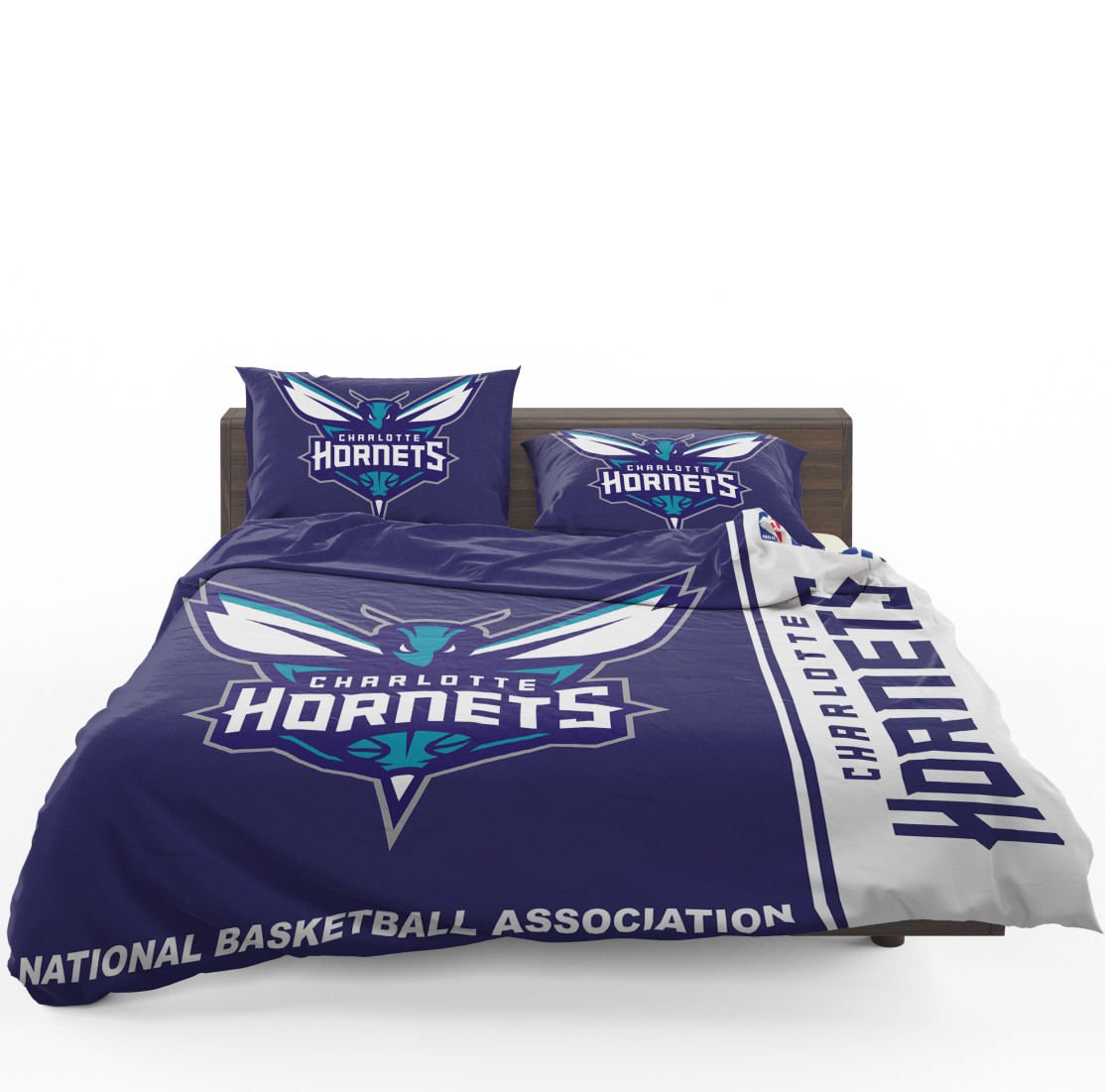 Charlotte Hornets NBA Basketball Bedding Set - Custom Bedding Set