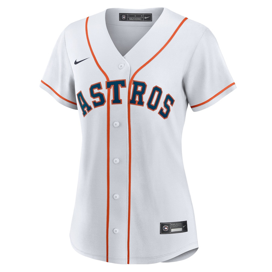 Alternative view of Chas McCormick 20 Houston Astros Home Player Women Baseball Jersey - White 
