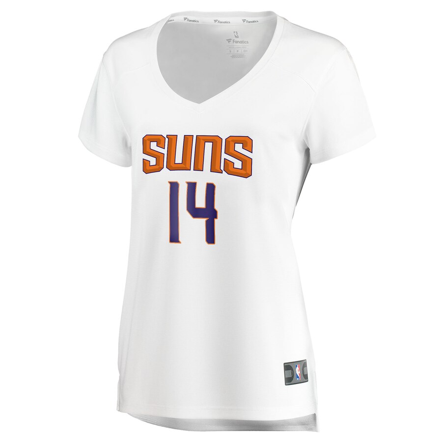 Alternative view of Cheick Diallo Phoenix Suns Fanatics Branded Women's Fast Break Player Replica Basketball Jersey - Association Edition - White