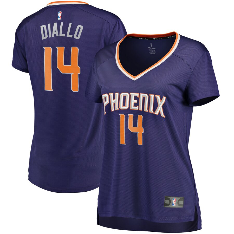 Cheick Diallo Phoenix Suns Fanatics Branded Women's Fast Break Player Replica Basketball Jersey - Icon Edition - Purple