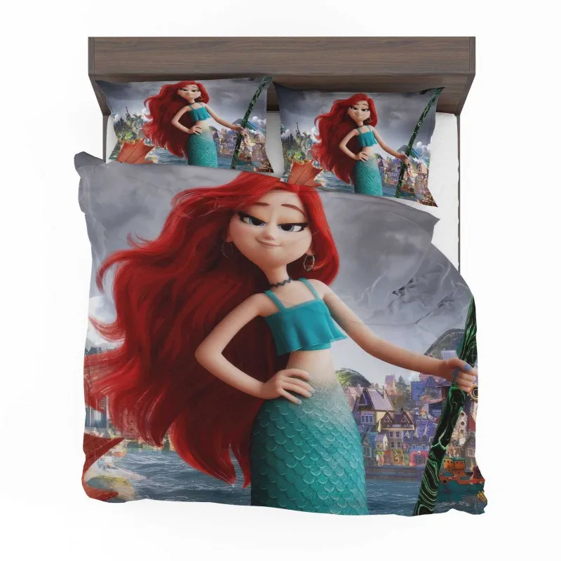 Alternative view of Chelsea The Mermaid Ruby Gillmans Ally Bedding Set - Custom Bedding Set