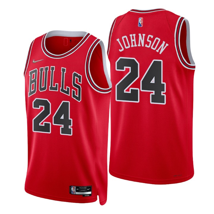 Chicago Bulls Alize Johnson 75th Anniversary Diamond Basketball Jersey Icon